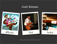 Tablet Screenshot of joshkeesan.com